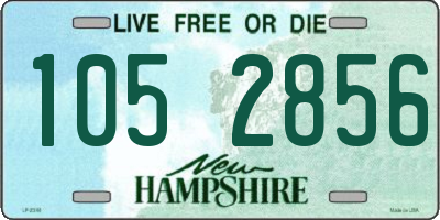 NH license plate 1052856