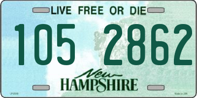 NH license plate 1052862