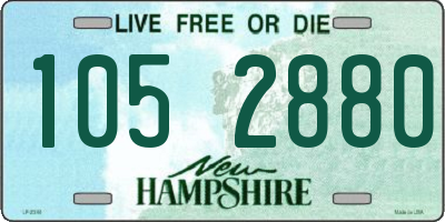 NH license plate 1052880
