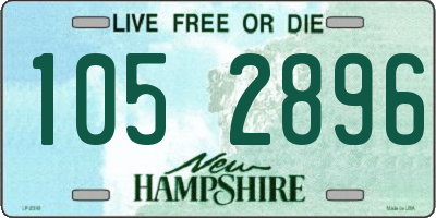 NH license plate 1052896