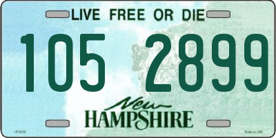 NH license plate 1052899