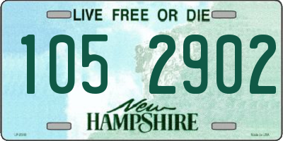 NH license plate 1052902