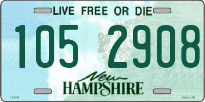 NH license plate 1052908