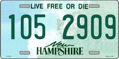 NH license plate 1052909