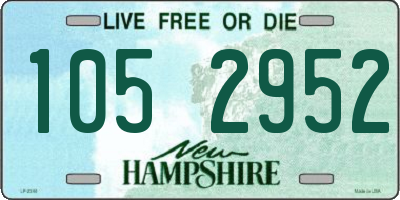 NH license plate 1052952