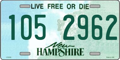NH license plate 1052962
