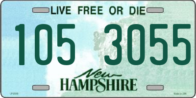 NH license plate 1053055