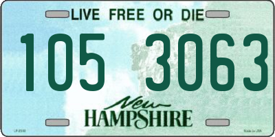 NH license plate 1053063