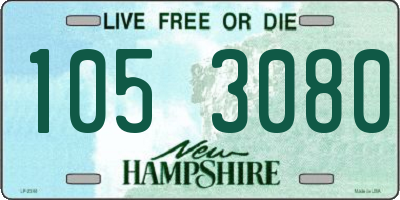 NH license plate 1053080