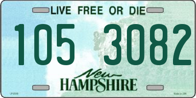 NH license plate 1053082