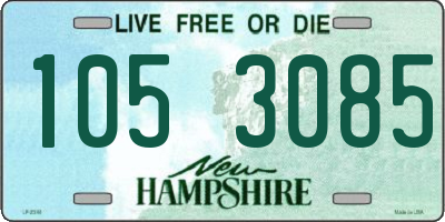 NH license plate 1053085