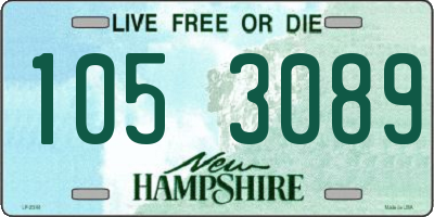 NH license plate 1053089