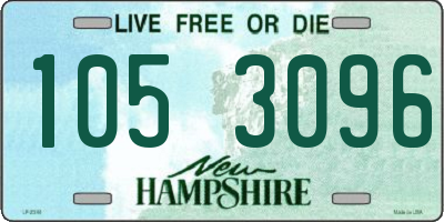 NH license plate 1053096