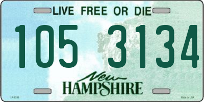 NH license plate 1053134