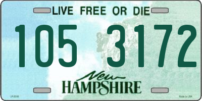 NH license plate 1053172
