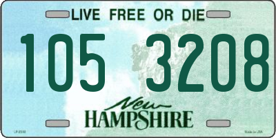 NH license plate 1053208