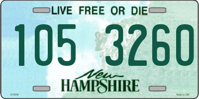 NH license plate 1053260