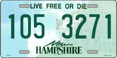 NH license plate 1053271