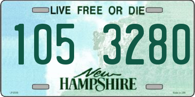NH license plate 1053280