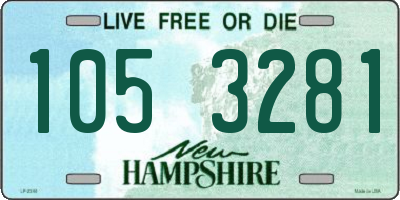 NH license plate 1053281