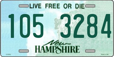 NH license plate 1053284