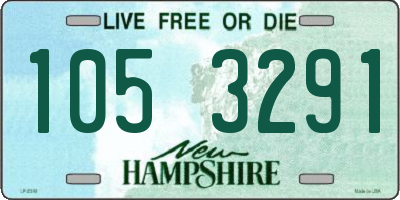 NH license plate 1053291