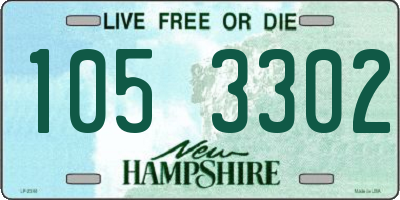 NH license plate 1053302