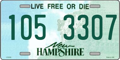 NH license plate 1053307