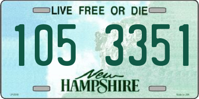 NH license plate 1053351