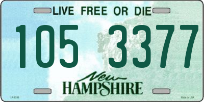 NH license plate 1053377