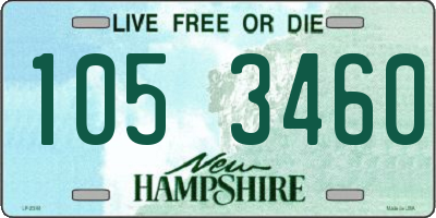 NH license plate 1053460