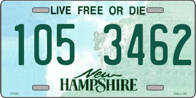 NH license plate 1053462