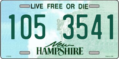NH license plate 1053541