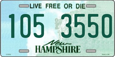 NH license plate 1053550