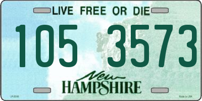 NH license plate 1053573
