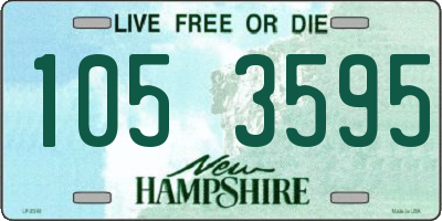 NH license plate 1053595