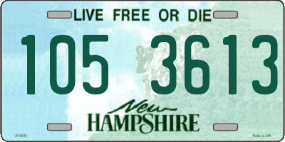 NH license plate 1053613