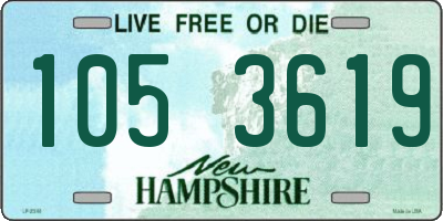NH license plate 1053619