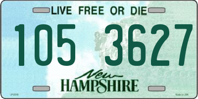 NH license plate 1053627