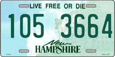 NH license plate 1053664