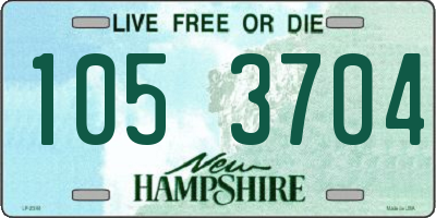 NH license plate 1053704