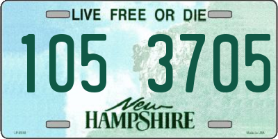 NH license plate 1053705
