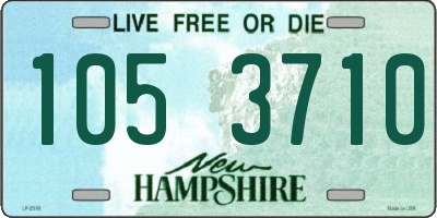 NH license plate 1053710