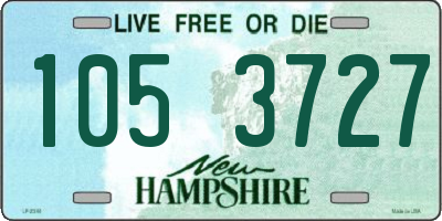 NH license plate 1053727