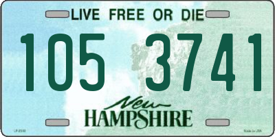 NH license plate 1053741