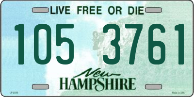 NH license plate 1053761