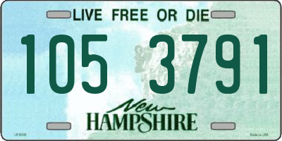 NH license plate 1053791
