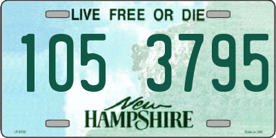 NH license plate 1053795