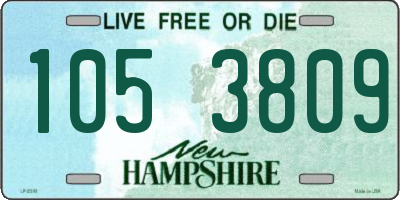 NH license plate 1053809