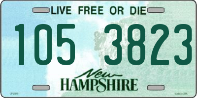 NH license plate 1053823